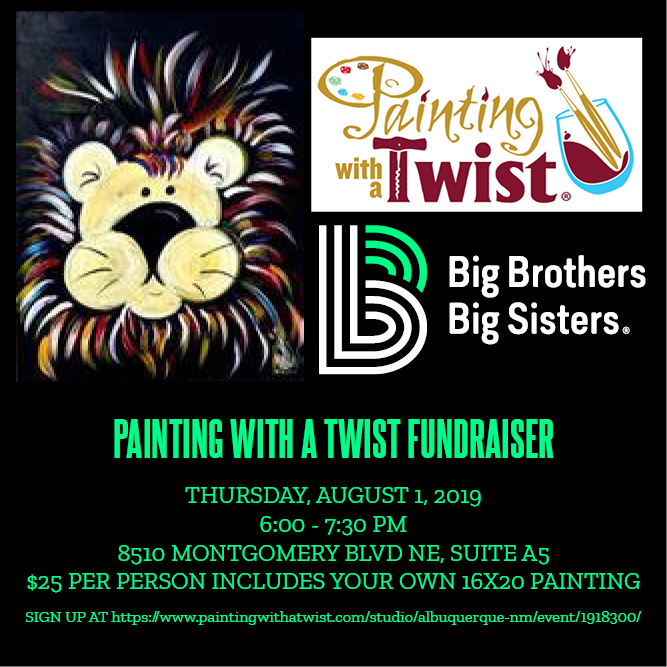 Painting with a Twist - Big Brothers Big Sisters of Central New Mexico -  Youth Mentoring